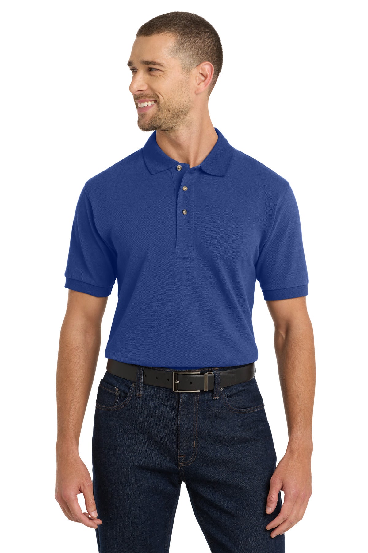 Port Authority Heavyweight Cotton Pique Polo.  K420
