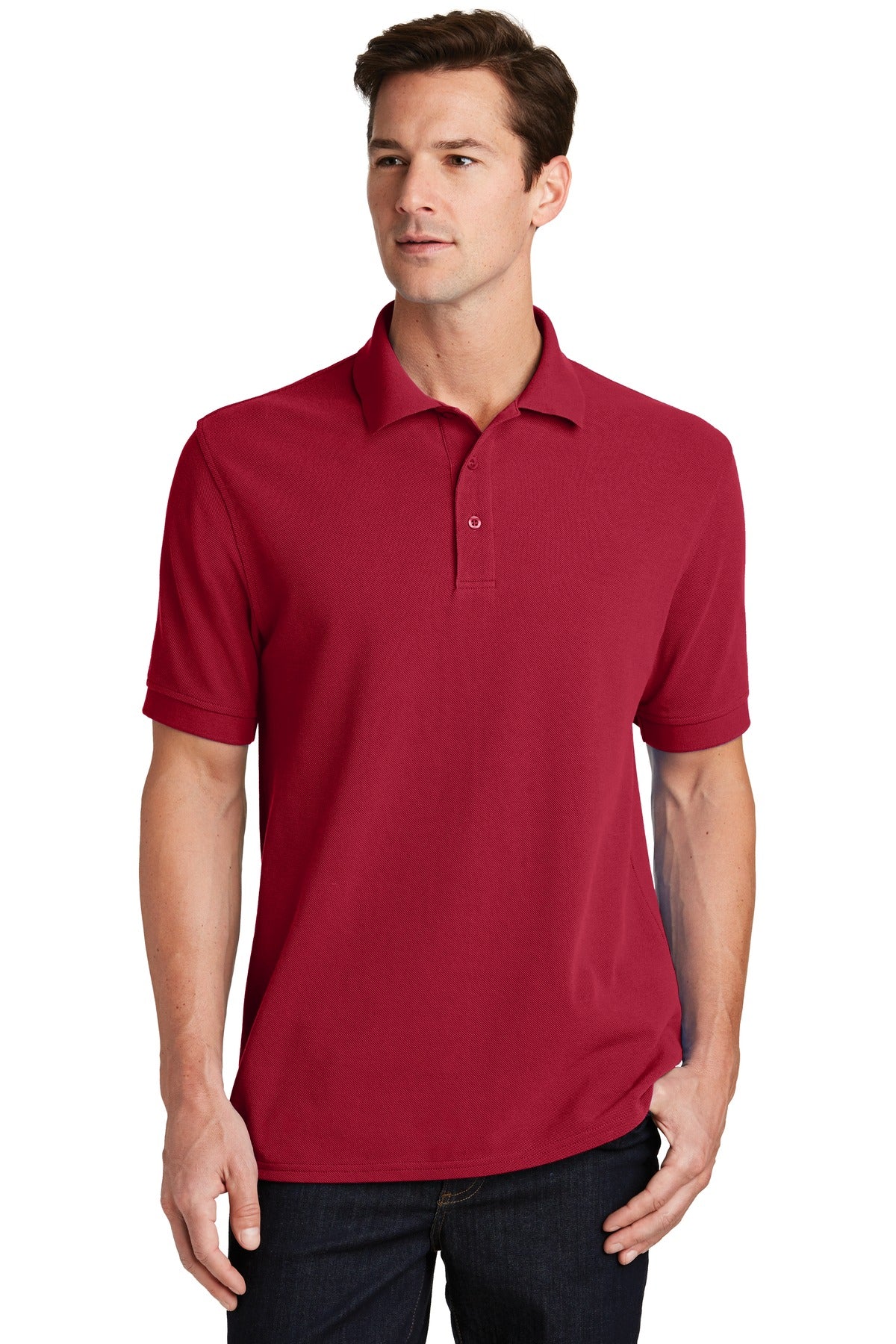 Port & Co™ Combed Ring Spun Pique Polo. KP1500