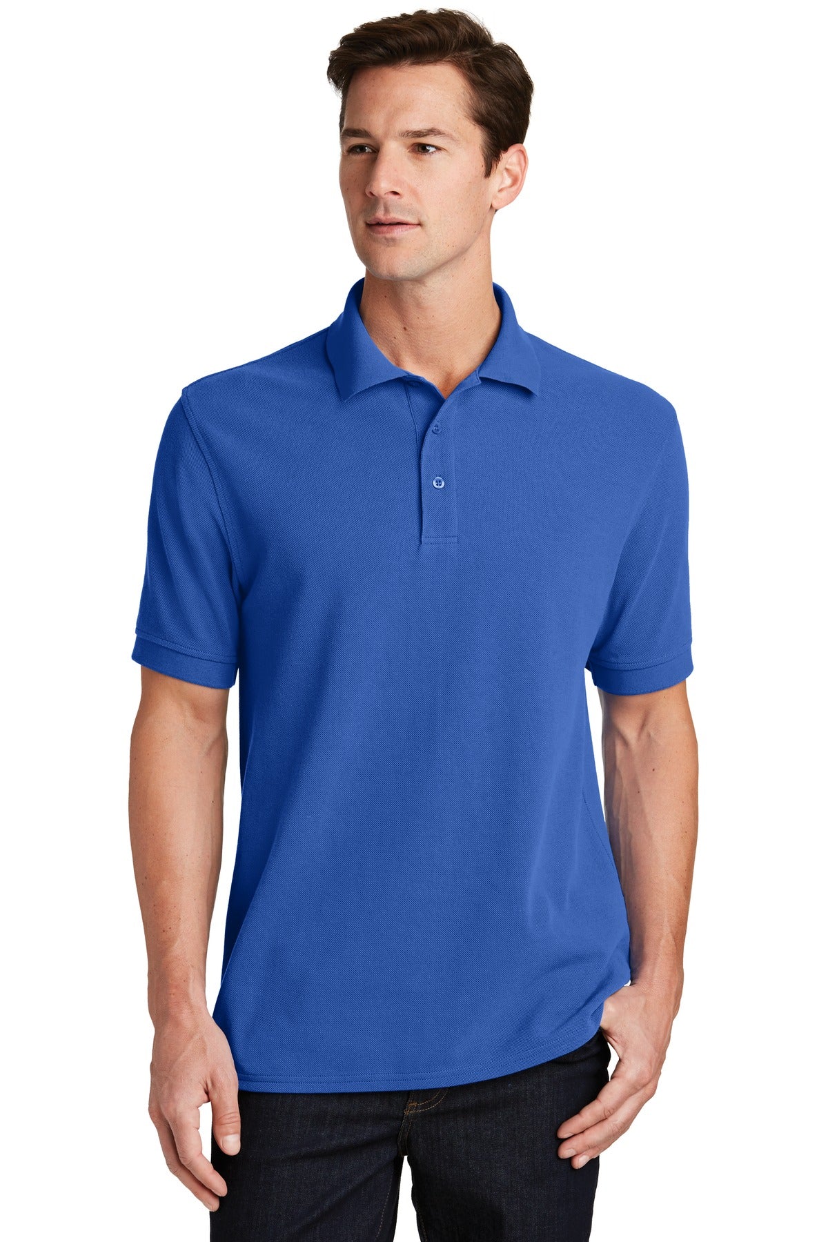 Port & Co™ Combed Ring Spun Pique Polo. KP1500