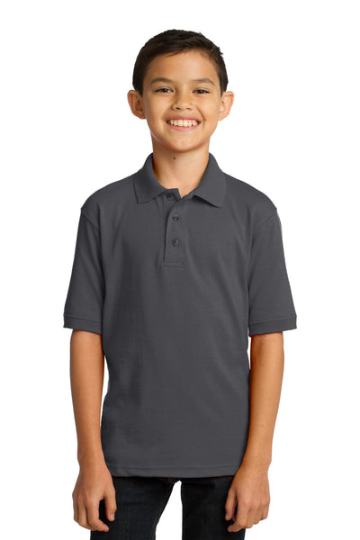 Port & Co™ Youth Core Blend Jersey Knit Polo. KP55Y