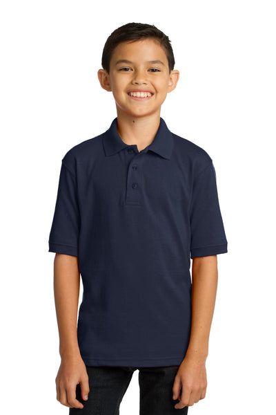 Port & Co™ Youth Core Blend Jersey Knit Polo. KP55Y