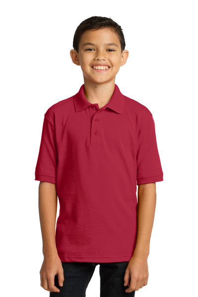 Port & Co™ Youth Core Blend Jersey Knit Polo. KP55Y
