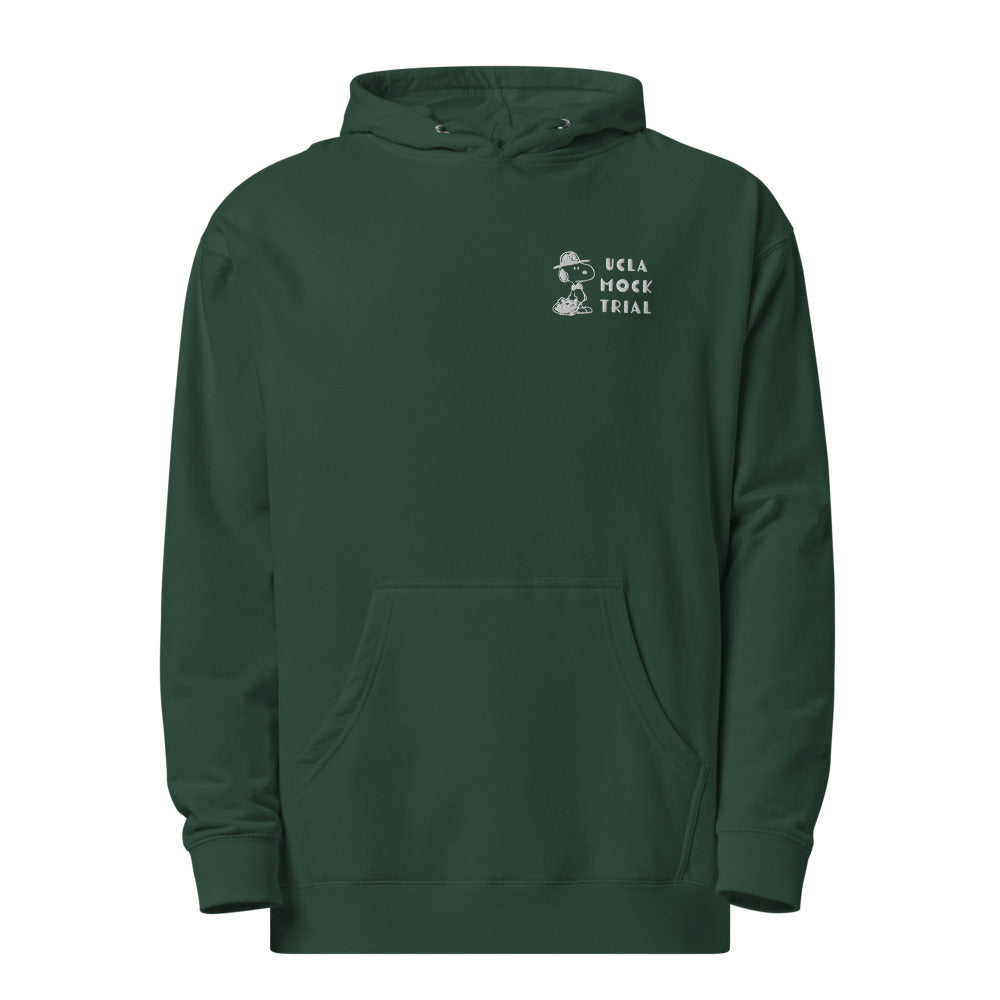 LETTERMARK EMBROIDERED HOODIE
