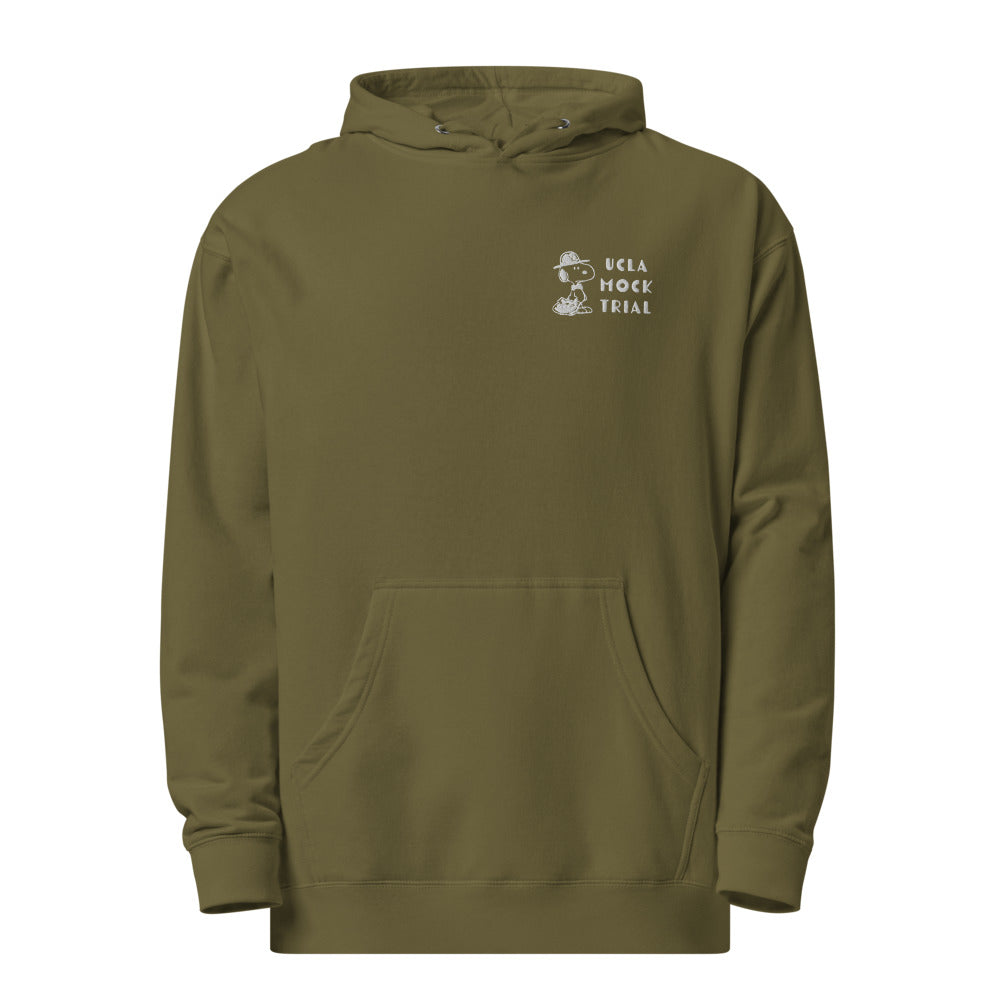 LETTERMARK EMBROIDERED HOODIE