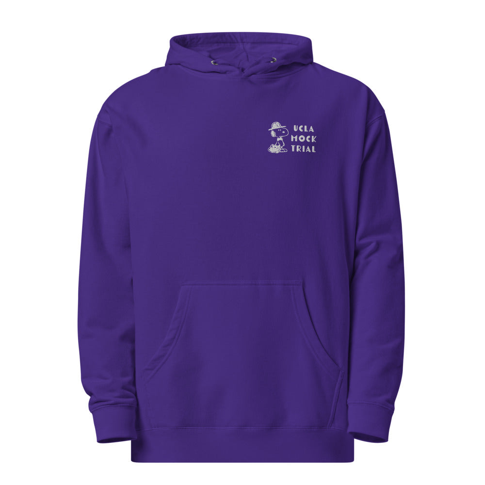 LETTERMARK EMBROIDERED HOODIE