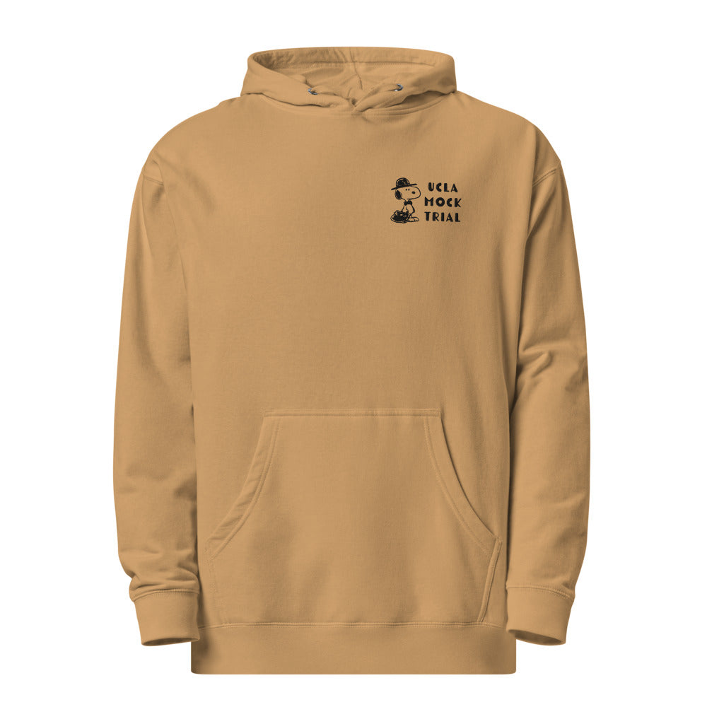 LETTERMARK EMBROIDERED HOODIE LIGHT
