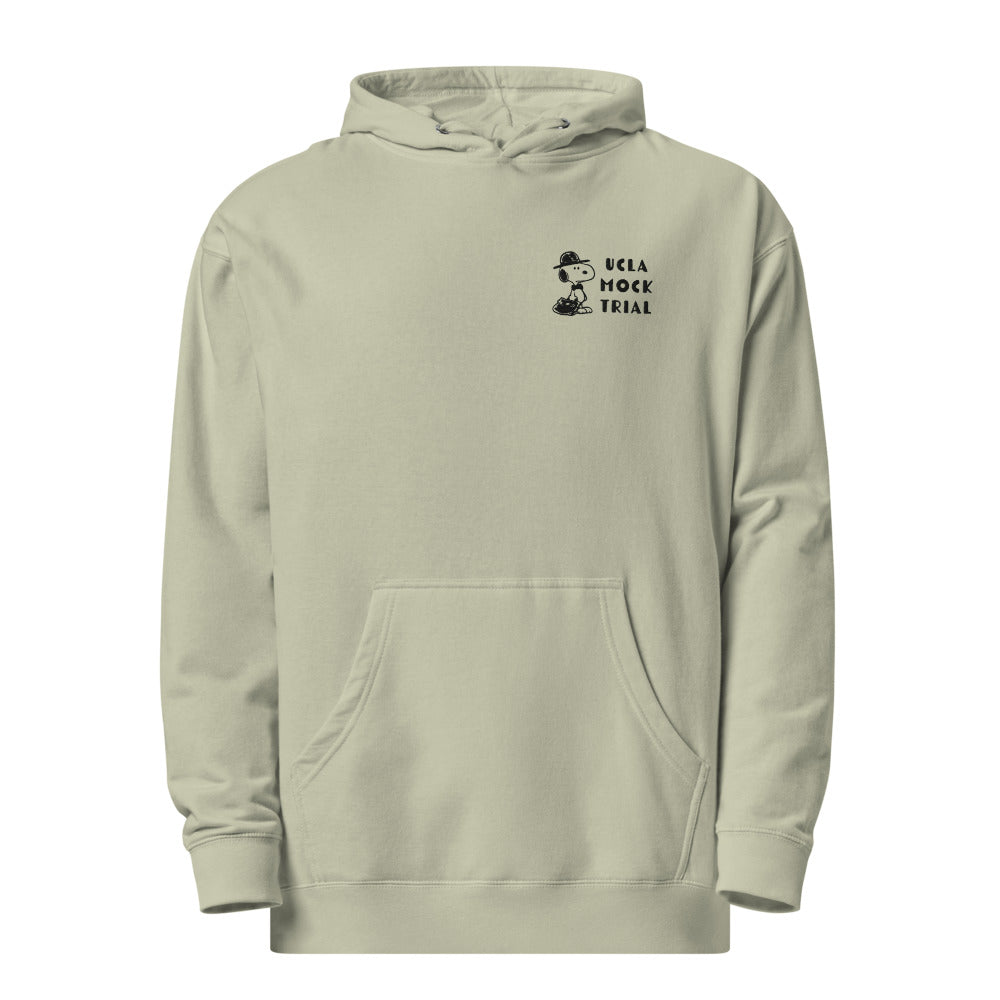 LETTERMARK EMBROIDERED HOODIE LIGHT