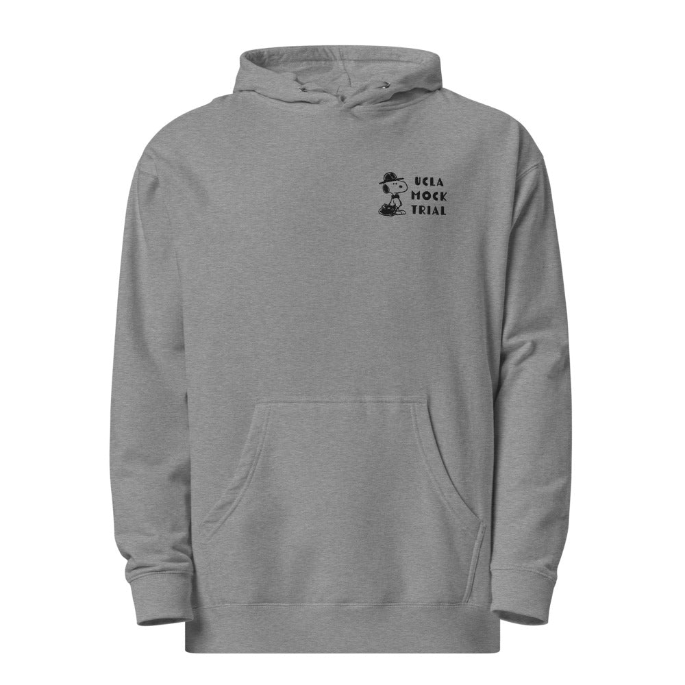 LETTERMARK EMBROIDERED HOODIE LIGHT