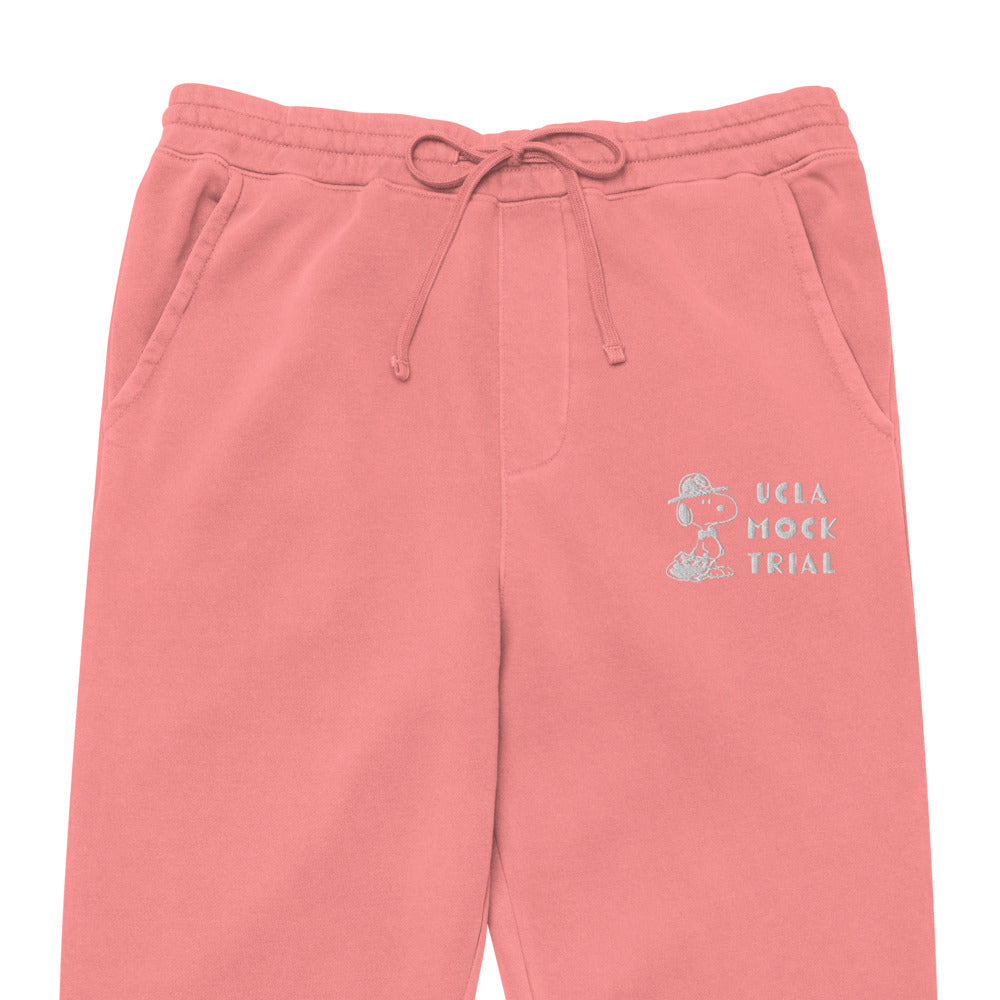 LETTERMARK EMBROIDERED SWEATPANTS