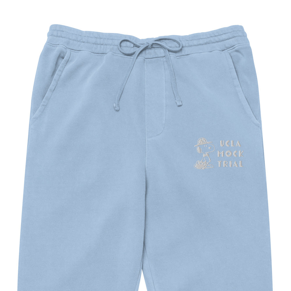 LETTERMARK EMBROIDERED SWEATPANTS