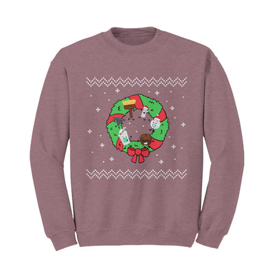 LIMITED EDITION HOLIDAY WREATH SWEATER