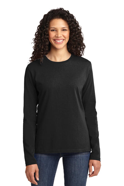 Port & Co™ Women's Long Sleeve Core Cotton Tee. LPC54LS