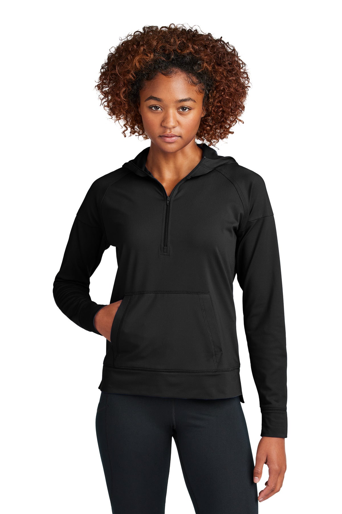 Sport-TekWomen's Sport-WickStretch 1/2-Zip Hoodie LST856