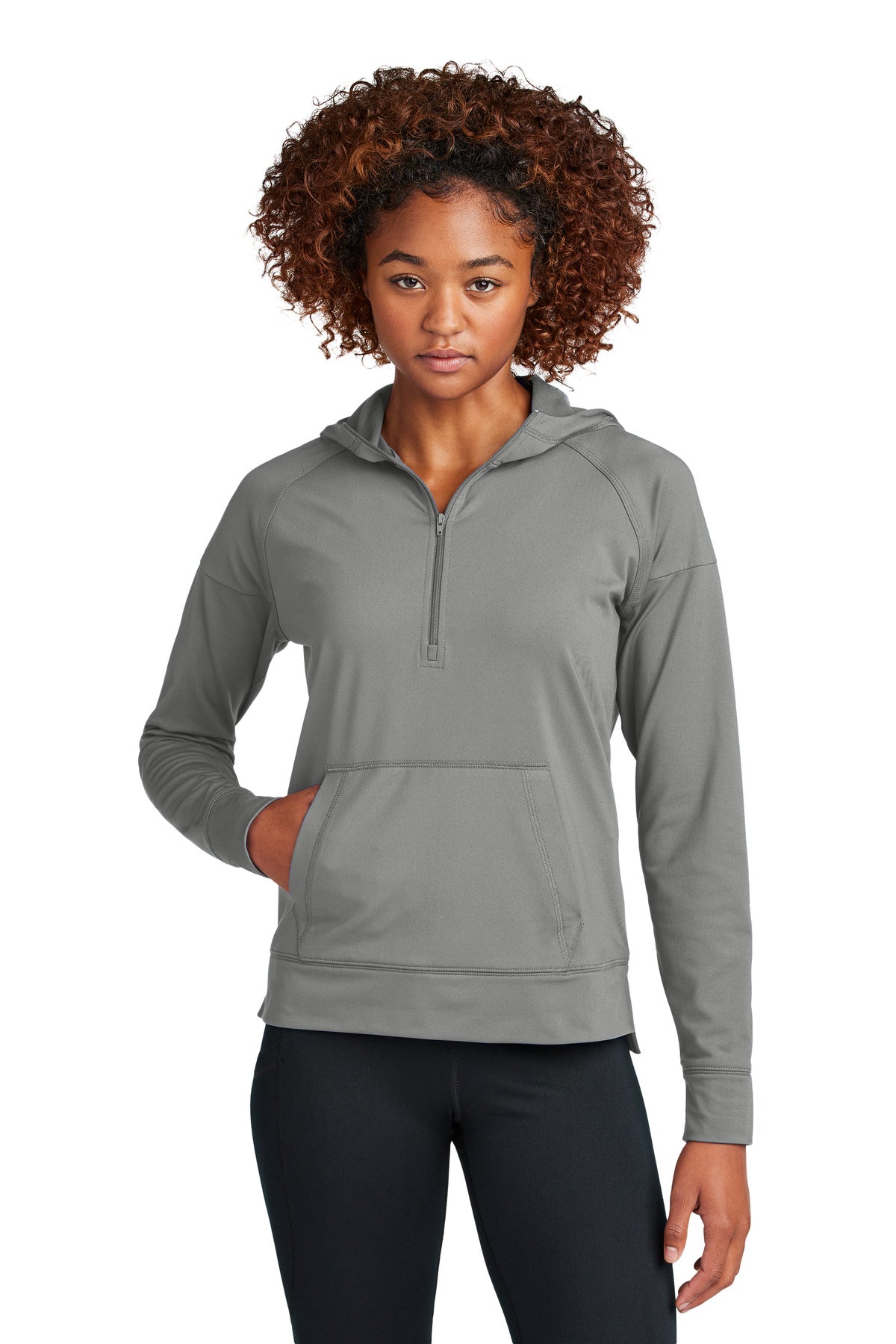 Sport-TekWomen's Sport-WickStretch 1/2-Zip Hoodie LST856