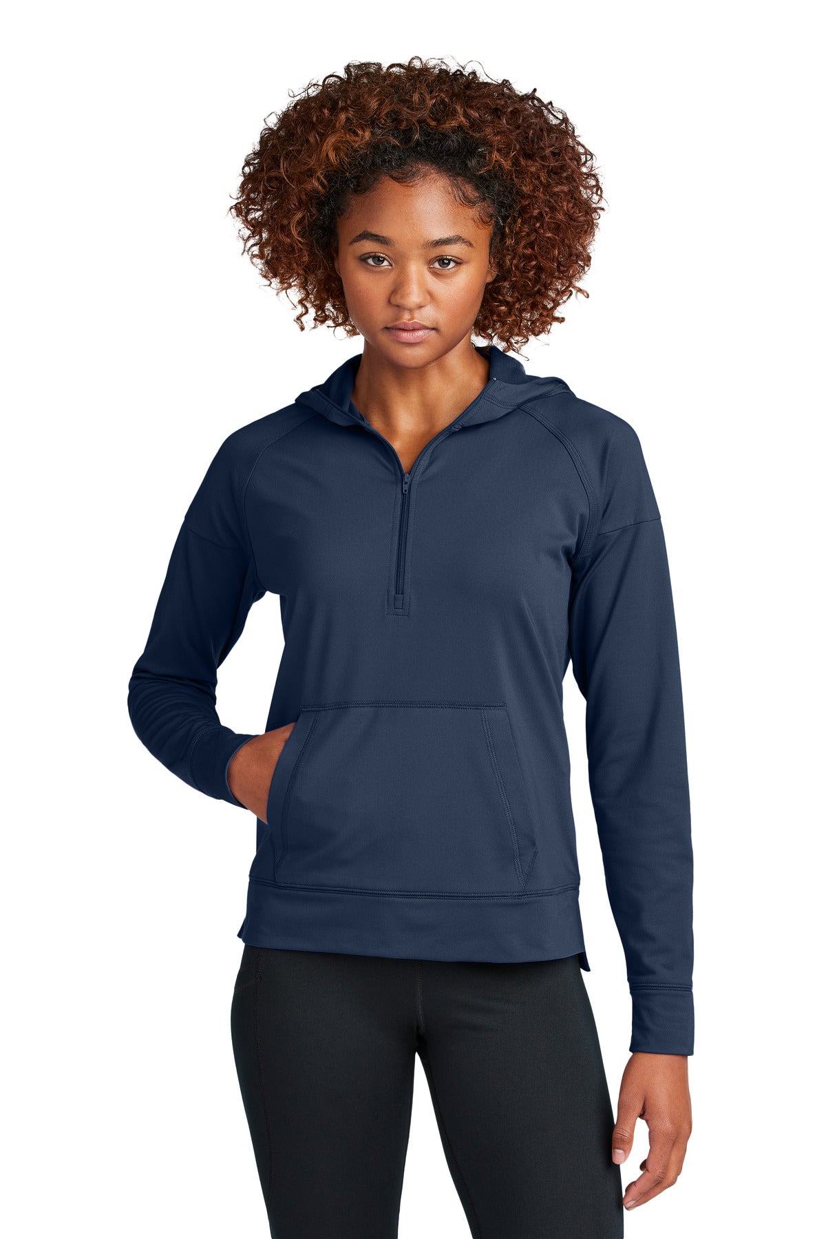 Sport-TekWomen's Sport-WickStretch 1/2-Zip Hoodie LST856