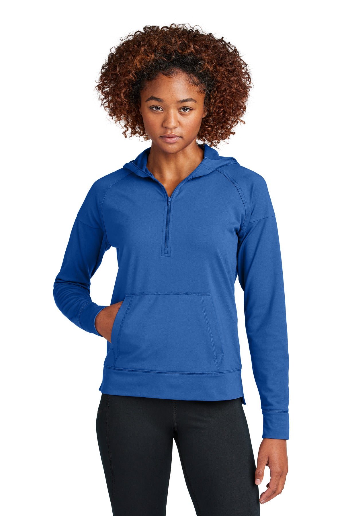 Sport-TekWomen's Sport-WickStretch 1/2-Zip Hoodie LST856
