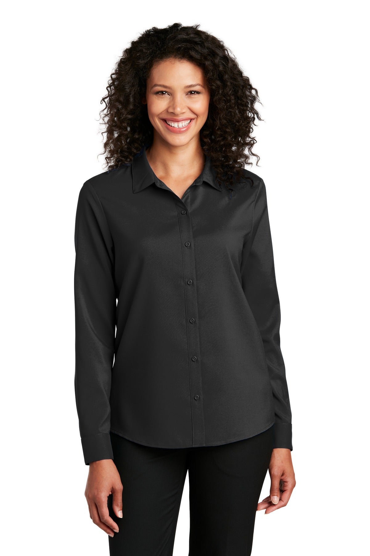Port AuthorityWomen's Long Sleeve Performance Staff Shirt LW401