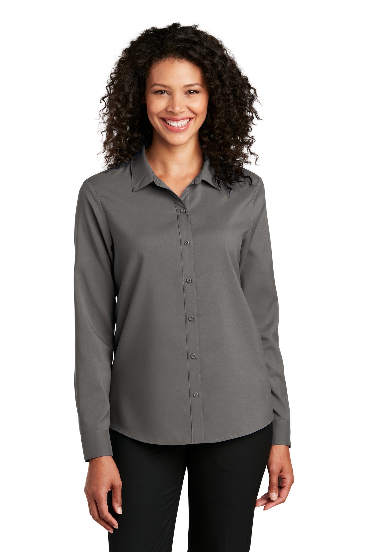 Port AuthorityWomen's Long Sleeve Performance Staff Shirt LW401