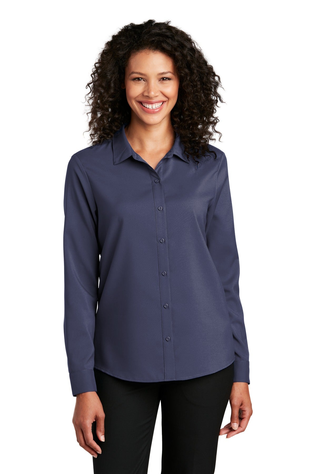 Port AuthorityWomen's Long Sleeve Performance Staff Shirt LW401
