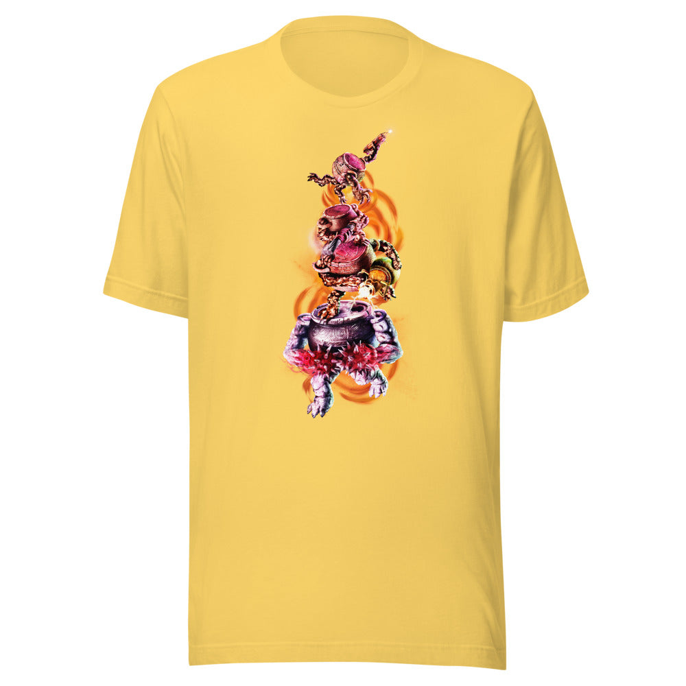 "Leaning Tower of Warriors" Light T-Shirt