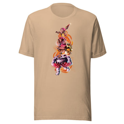 "Leaning Tower of Warriors" Light T-Shirt