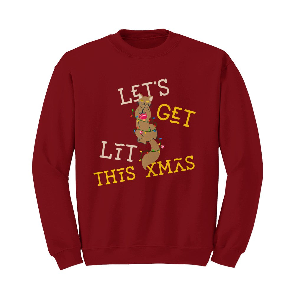 Lets get lit christmas sweater online