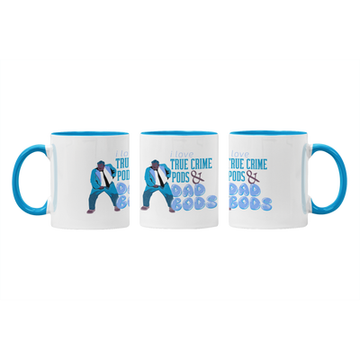 TRUE CRIME PODS & DAD BODS COFFEE MUG