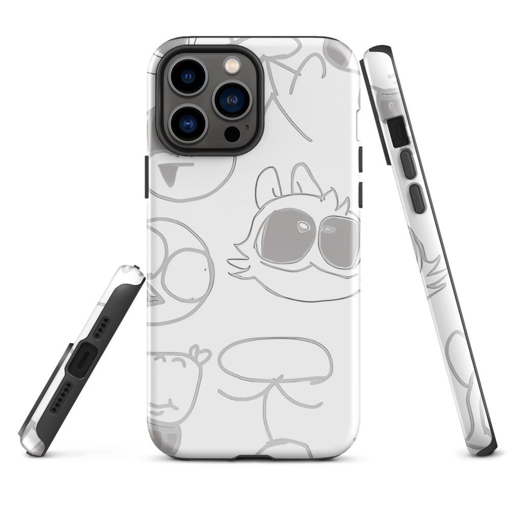 Lil Parodies doodle case for iPhone