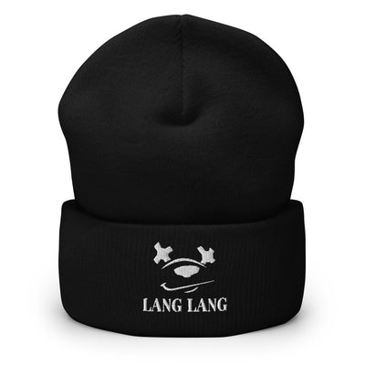 Limited Edition Lang Lang University Embroidered Beanie (White Font)