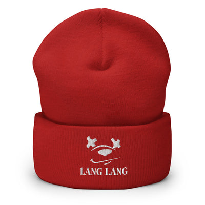 Limited Edition Lang Lang University Embroidered Beanie (White Font)