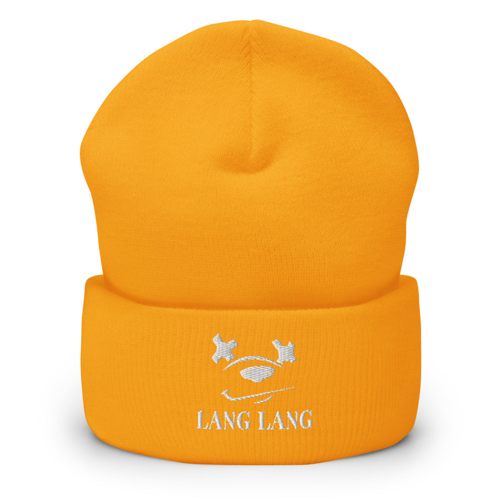 Limited Edition Lang Lang University Embroidered Beanie (White Font)