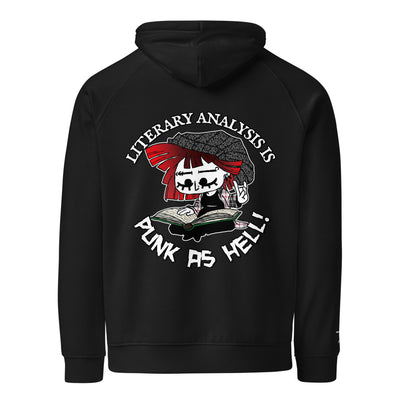 Literary Analysis Is Punk As Hell | back print hoodie