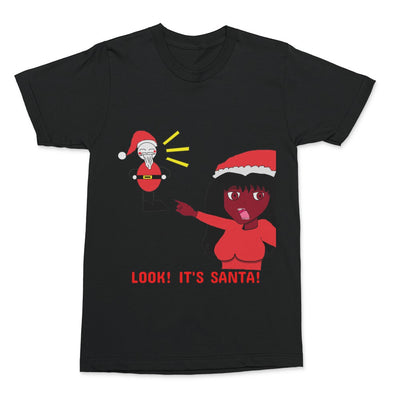 Look!  It's Santa! Adult T-Shirt