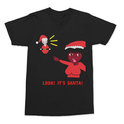 Look!  It's Santa! Unisex Jersey Short Sleeve Tee