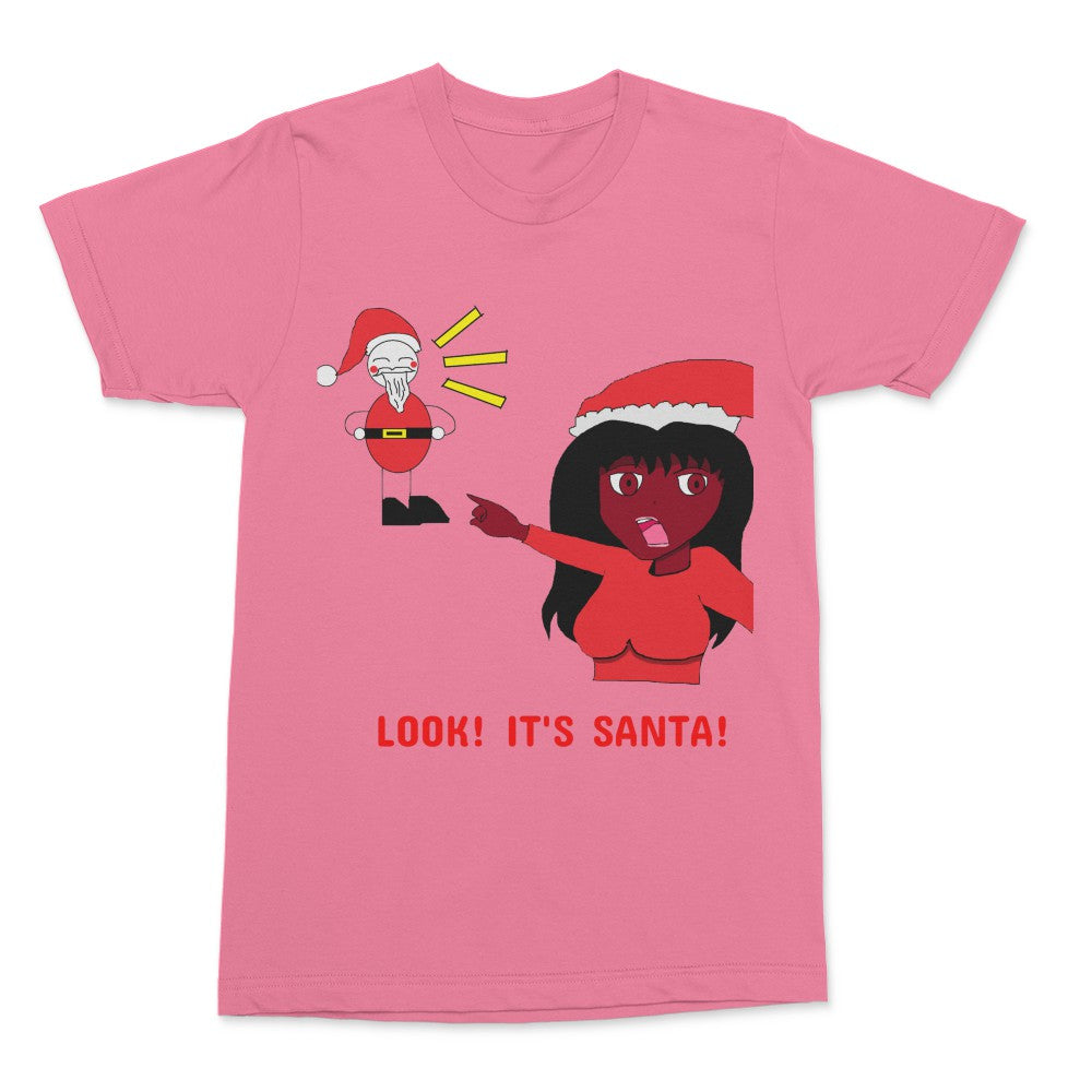 Look!  It's Santa! Unisex Jersey Short Sleeve Tee