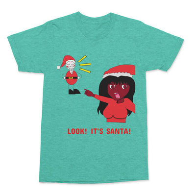 Look!  It's Santa! Unisex Jersey Short Sleeve Tee