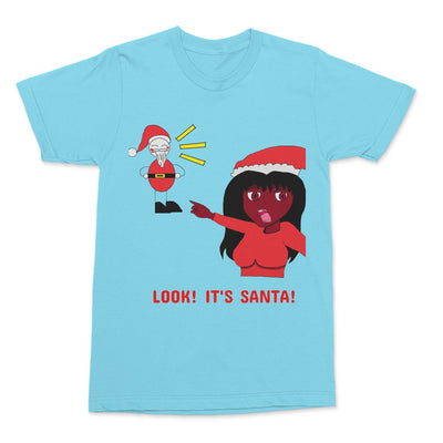 Look!  It's Santa! Unisex Jersey Short Sleeve Tee