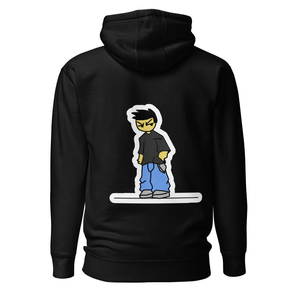 Loom Black Hoodie