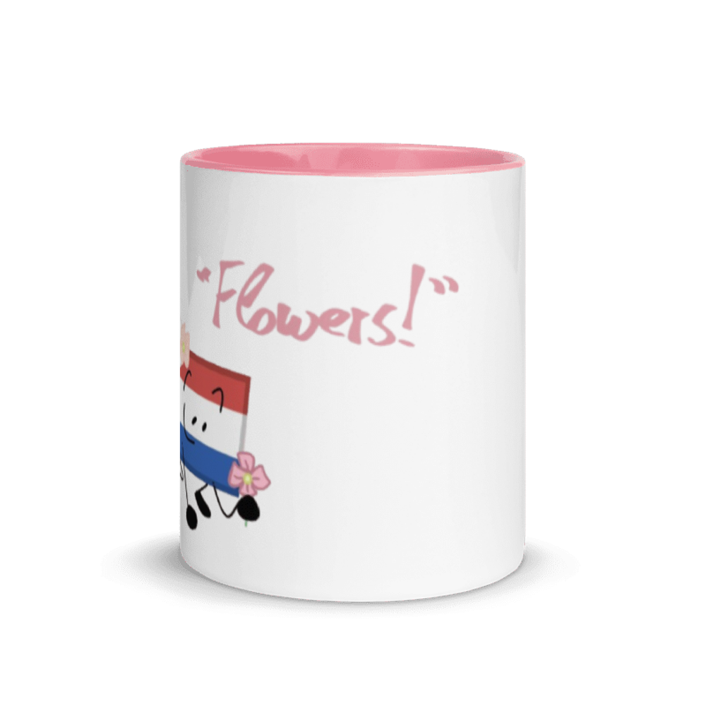 Flag Madness- “Flowers!” Netherlands mug