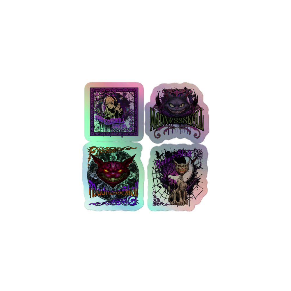 Mad Kiss-Cut Holographic Stickers