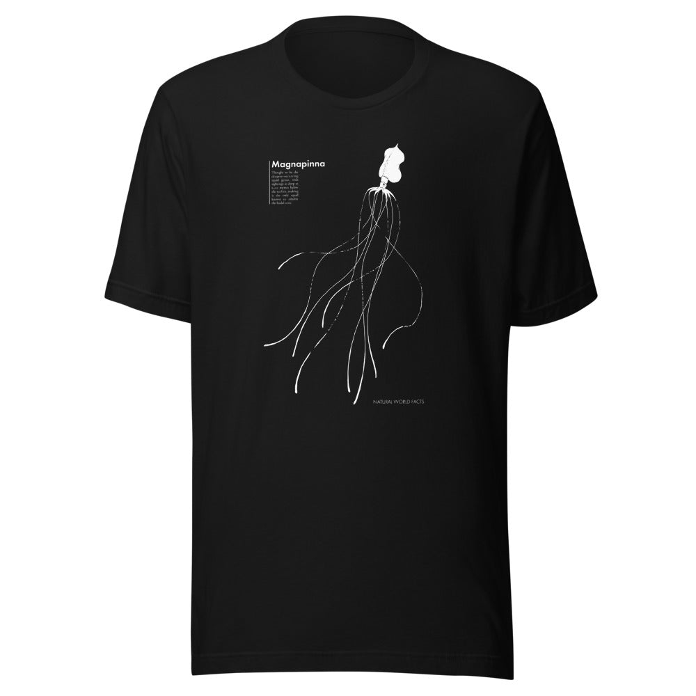 Magnapinna (bigfin squid) mens tee dark