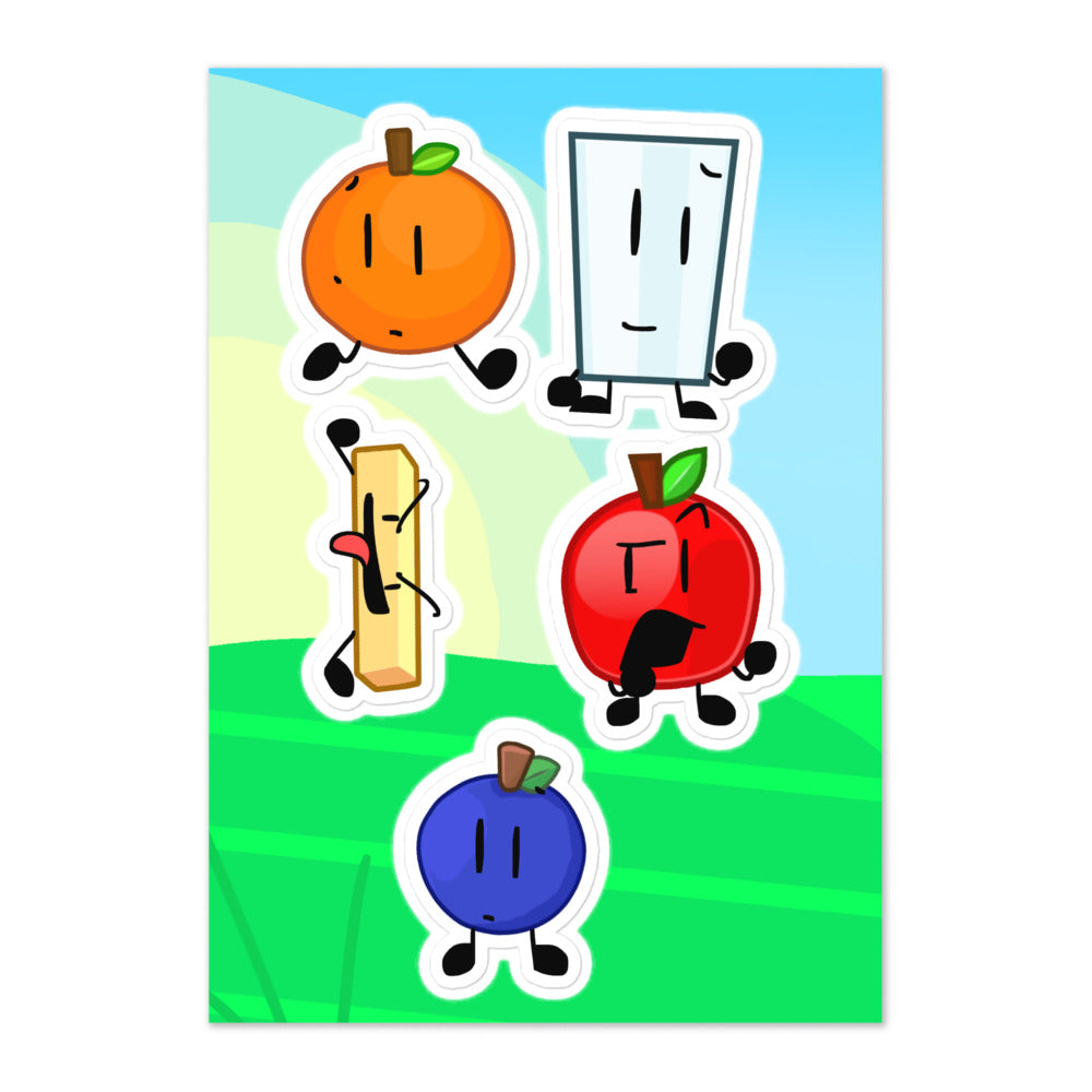 Manic Object Brawl - OG Pranksters Sticker Sheet
