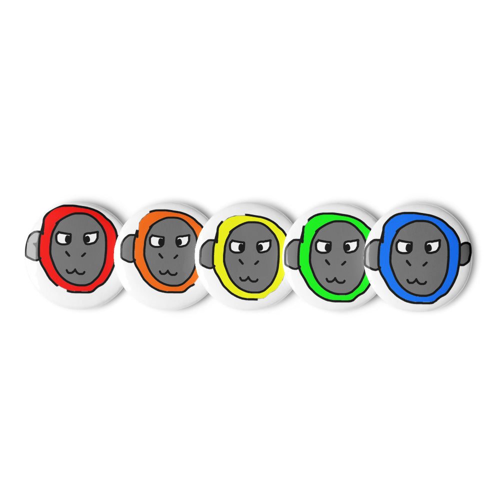 Monke heads rainbow set