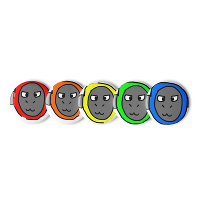 Monke heads rainbow set