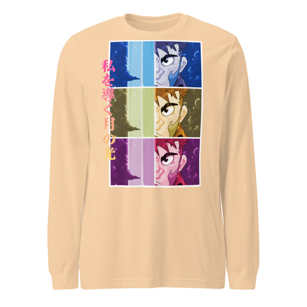 "My Guiding Moonlight" Long Sleeve T-Shirt