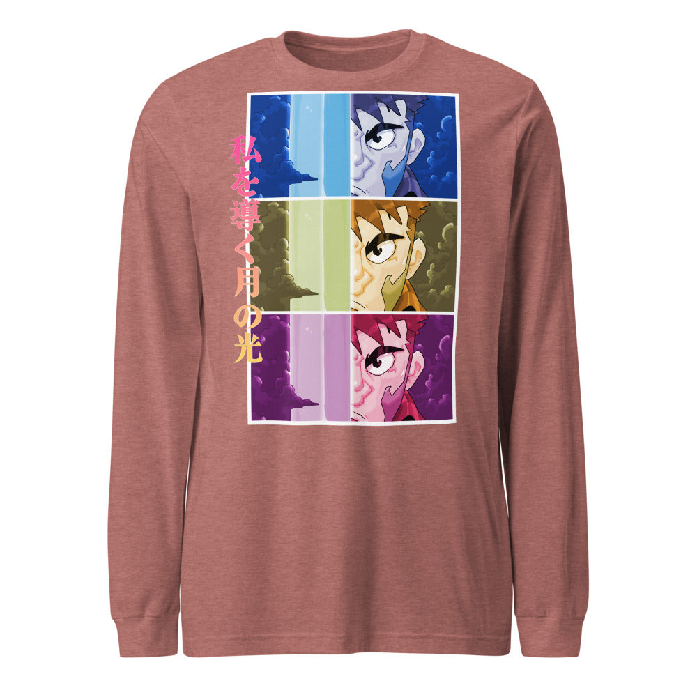 "My Guiding Moonlight" Long Sleeve T-Shirt