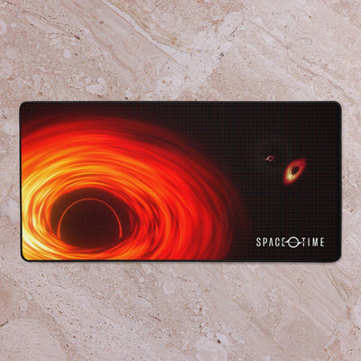 Black Hole Size Comparison Desktop Mat (Limited Edition)