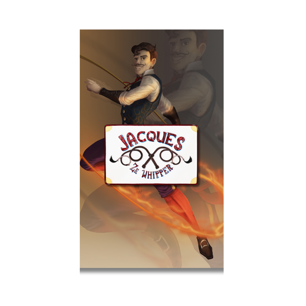 Jacques ze Whipper Logo Pin