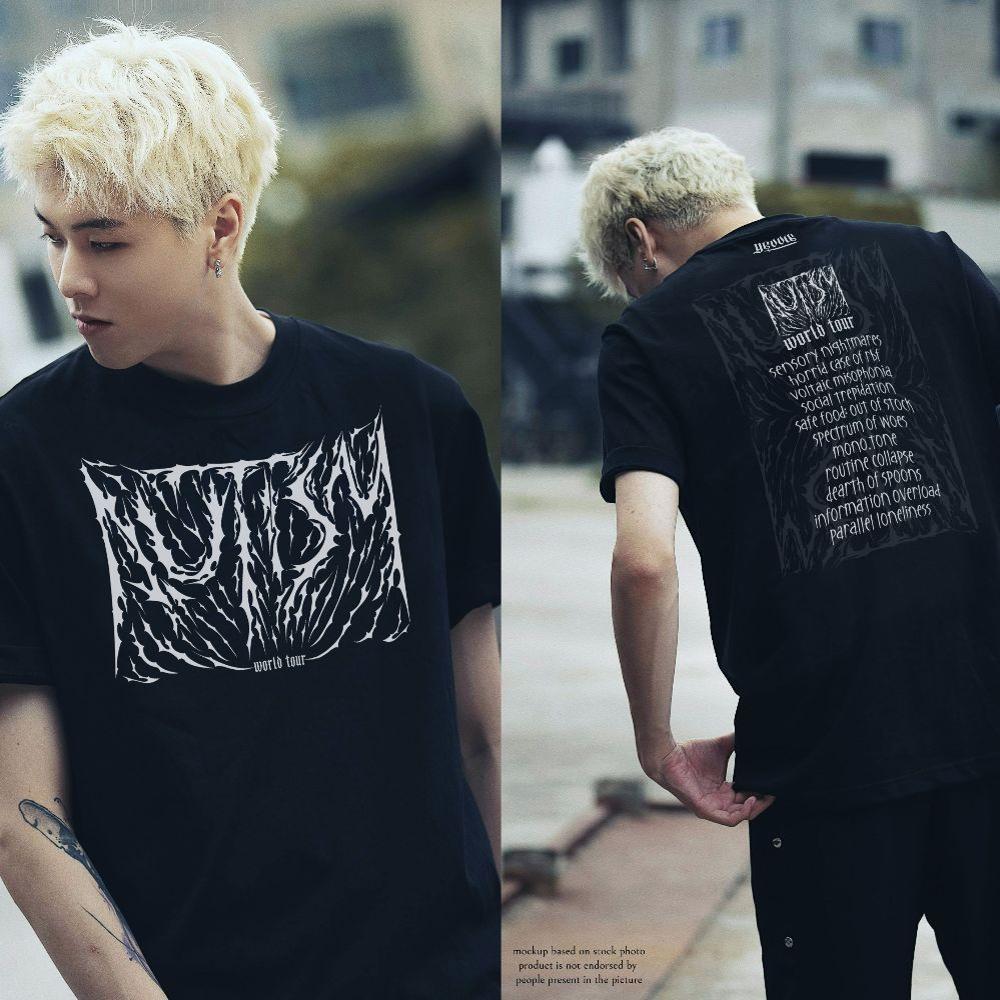 death metal AUTISM: WORLD TOUR edition | unisex t-shirt