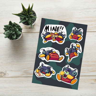 Assassin Bug Squad Sticker pack